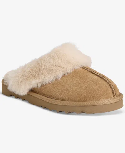Style & Co Women's Rosiee Slippers, Created For Macy's In Nutmeg