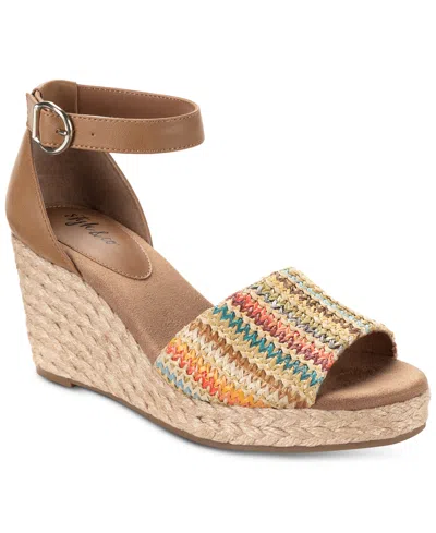 Style & Co Women's Seleeney Wedge Sandals, Created For Macy's