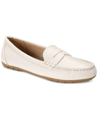 Style & Co Women's Serafinaa Driver Penny Loafers, Created For Macy's In Bone