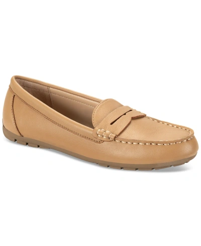 Style & Co Women's Serafinaa Driver Penny Loafers, Created For Macy's In Tan