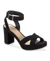 Style & Co Women's Shannonn Block-heel Dress Sandals, Exclusively At Macy's In Black
