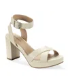 Style & Co Women's Shannonn Block-heel Dress Sandals, Exclusively At Macy's In Brown