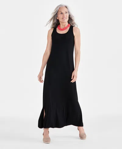 style and co maxi dress Style & Co Petite Scoop-Neck Slit Knit Maxi Dress, Created for Macy's