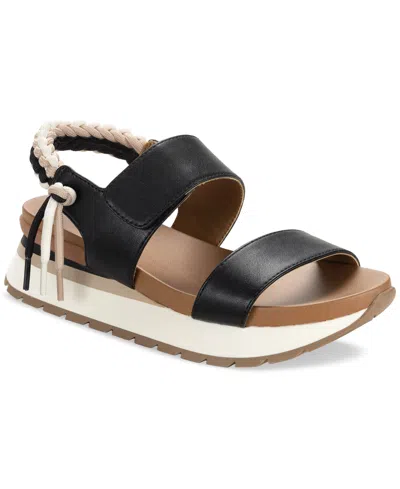 Style & Co Women's Sookie Wedge Sandals, Exclusively At Macy's In Blk Beauty