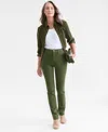 Style & Co Petite High Rise Natural Straight-leg Jeans, Created For Macy's