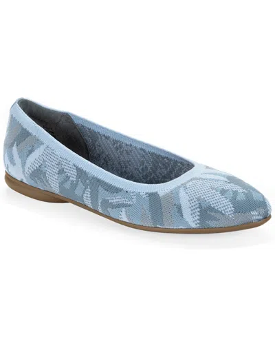 Style & Co Women's Tallyy Flats, Exclusively At Macy's In Blue Floral