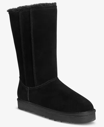 Style & Co Women's Teddyy Cold Weather Boots, Macy's Exclusive In Black