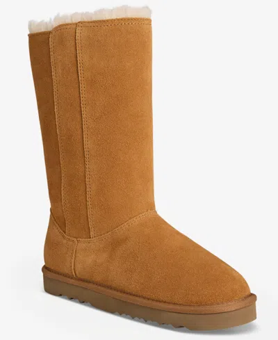 Style & Co Women's Teddyy Cold Weather Boots, Macy's Exclusive In Brown