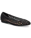 Style & Co Women's Tesss Flat Woven Flats, Exclusively At Macy's In Blk Bty Wv