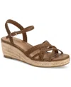 Style & Co Women's Vanaa Wedge Sandals, Exclusively At Macy's In Acorn Brown
