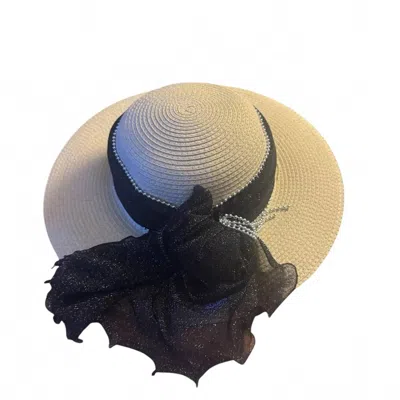 Style & Co Women's Wide Sun Hat In Tan/black In Multi