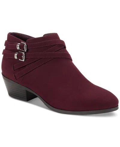 Style & Co Women's Willoww Booties, Created For Macy's In Berry Mc