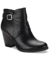 Style & Co Women's Zetaa Strappy Belt-heel Booties, Created For Macy's In Black Sm
