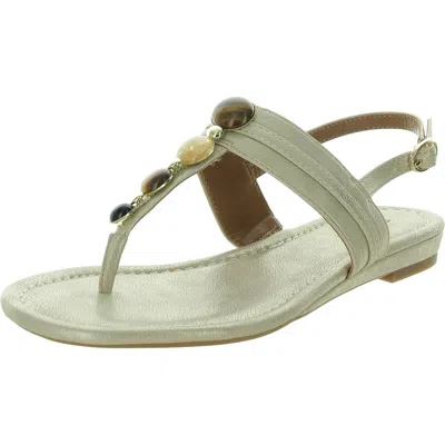 Style & Co Womens Buckle Manmade Slingback Heels In Multi