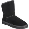 Style & Co Womens Faux Fur Lined Man Made Winter & Snow Boots In Black