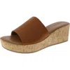 Style & Co Meadoww Slide Wedge Sandals, Created For Macy's In Brown