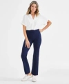 Style & Co Womens High Rise Bootcut Leggings Xs 4x Created For Macys In Black