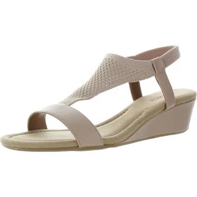 Style & Co Womens Knit Man Made Platform Sandals
