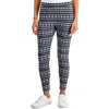 Style & Co Womens Knit Printed Leggings In Multi