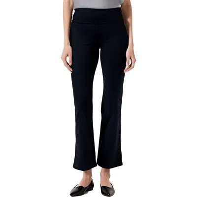 Style & Co Womens Solid Rayon Straight Leg Pants In Black