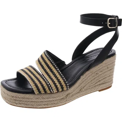 Style & Co Womens Woven Man Made Wedge Sandals In Multi