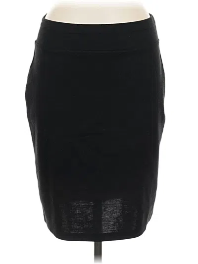Pre-owned Style & Co Wool Skirt In Black