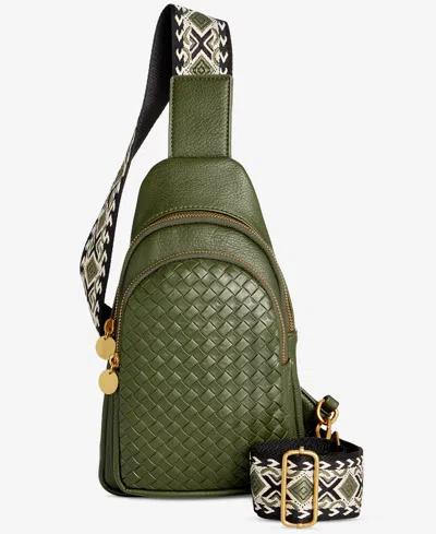 Style & Co Woven Sling Bag, Macy's Exclusive