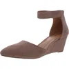 Style & Co Yarah Womens Ankle Strap Wedge Heels In Brown