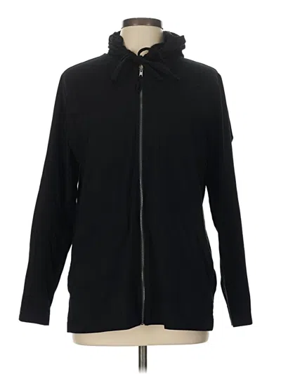 Pre-owned Style & Co Zip Up Hoodie In Black
