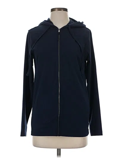 Pre-owned Style & Co Zip Up Hoodie In Blue