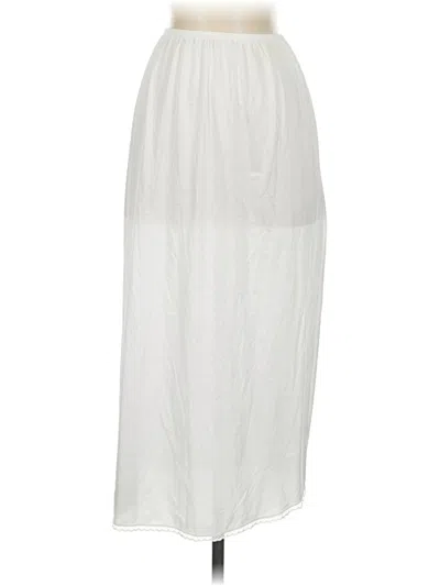 Pre-owned Style Casual Skirt In Ivory