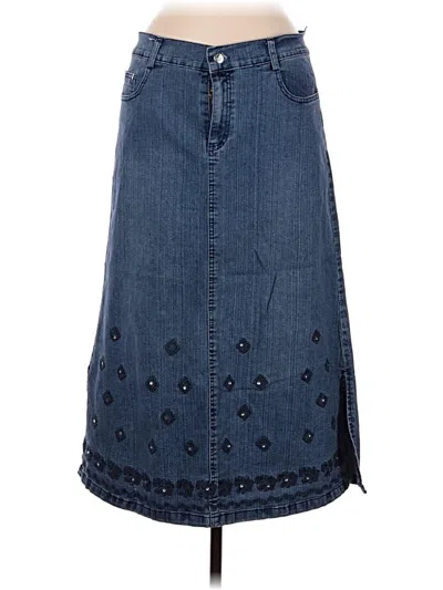Pre-owned Style Denim Skirt In Blue