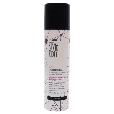 Style Edit Root Concealer Touch Up Spray - Black By  For Unisex - 2 oz Hair Color