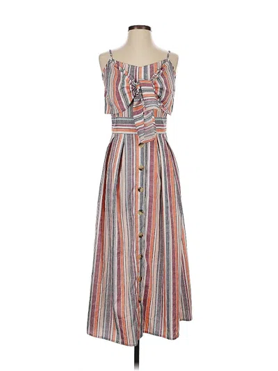 Pre-owned Style House Romper In Burgundy