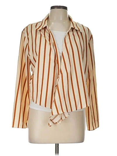 Pre-owned Style Rack 3/4 Sleeve Blouse In Orange
