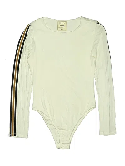 Pre-owned Style Rack Bodysuit In Yellow