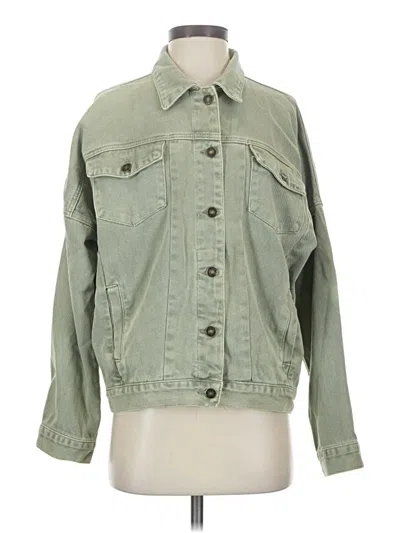 Pre-owned Style Rack Denim Jacket In Green