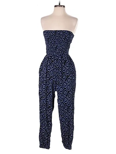 Pre-owned Style Rack Jumpsuit In Blue