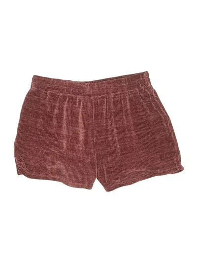 Pre-owned Style Rack Shorts In Burgundy