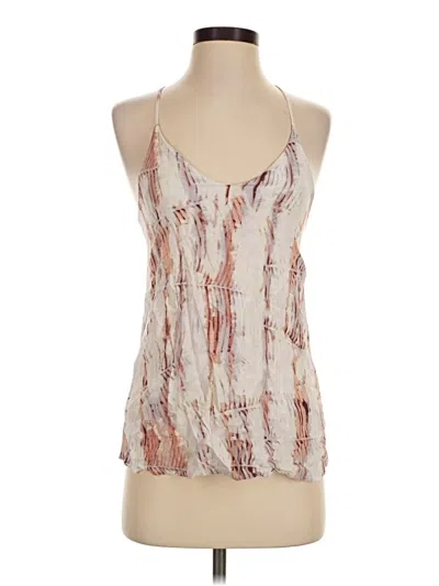 Pre-owned Style Rack Tank Top Ivory Halter Neckline Tops