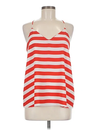 Pre-owned Style Rack Tank Top Red Halter Neckline Tops