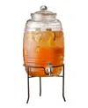 Style Setter Colfax Beverage Dispenser With Metal Stand, 2.5 Gallons In No Color