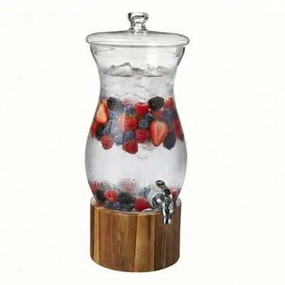 Style Setter Glass 206 Oz. Beverage Dispenser In Clear