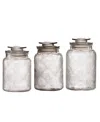 Style Setter Glass Canister, Set Of 3