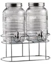 Style Setter Liam Double Beaded Dispensers With Stand