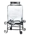Style Setter Main St. Beverage Dispenser With Rack, 3 Gallons In No Color