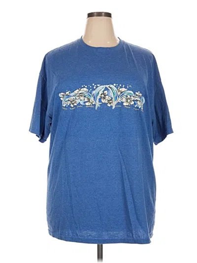 Pre-owned Style Short Sleeve T-shirt In Blue