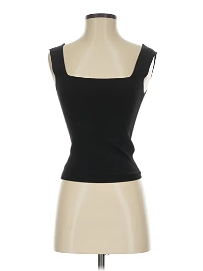 Pre-owned Style Tank Top Black Strapless Neckline Tops