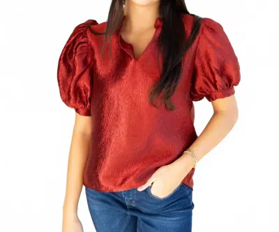 Style U All I Want Blouse In Red