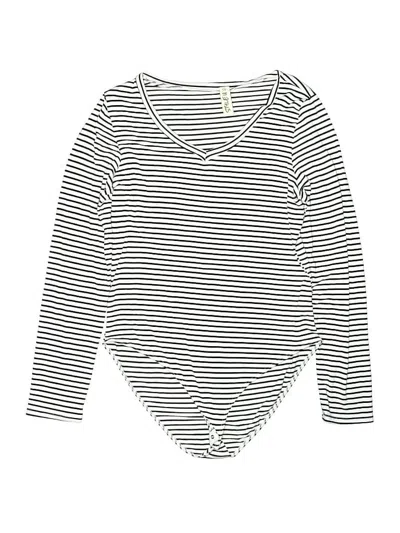 Pre-owned Style U Bodysuit In Silver